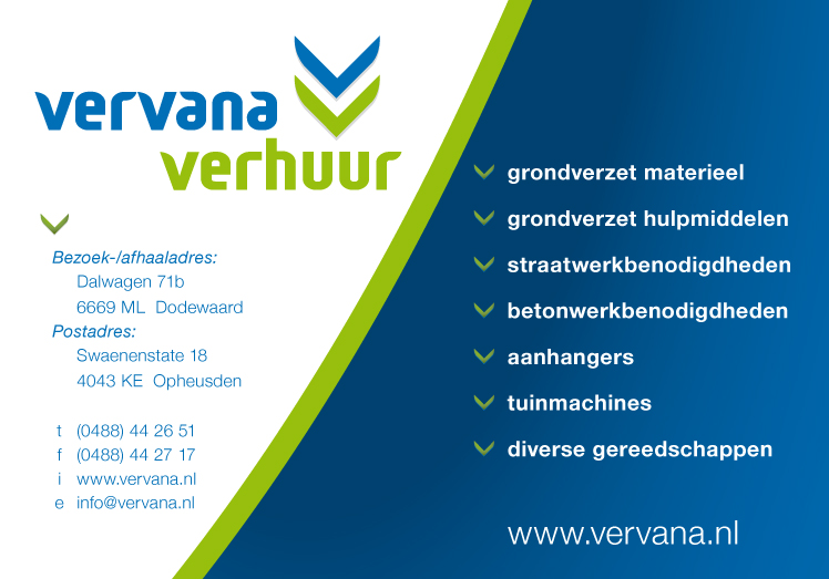 vervana verhuur